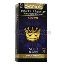 Okamoto Crown Super Thin & Super Soft Condoms 12s Okamoto Crown Super Thin & Super Soft Condoms 12s