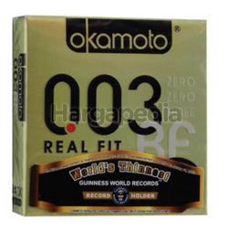 Okamoto 003 Real Fit Condom 3s Okamoto 003 Real Fit Condom 3s