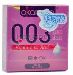 Okamoto 003 Hyaluronic Acid Condom 3s Okamoto 003 Hyaluronic Acid Condom 3s