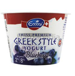 Emmi Swiss Premium Greek Style Yogurt Blueberry 150gm Emmi Swiss Premium Greek Style Yogurt Blueberry 150gm