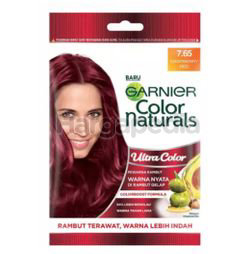 Garnier Color Naturals Ultra Color 7.65 Raspberry Red Sachet 1s Garnier Color Naturals Ultra Color 7.65 Raspberry Red Sachet 1s