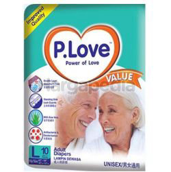P.Love Value Adult Tape Diapers L10 P.Love Value Adult Tape Diapers L10