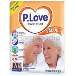P.Love Value Adult Tape Diapers M10 P.Love Value Adult Tape Diapers M10