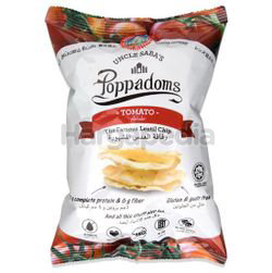 Uncle Saba's Poppadoms Tomato 50gm Uncle Saba's Poppadoms Tomato 50gm