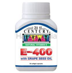 21st Century E-400 With Grape Seed Oil 30s 21st Century E-400 With Grape Seed Oil 30s