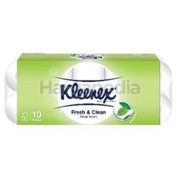 Kleenex 2-Ply Fresh & Clean Toilet Roll 10s Kleenex 2-Ply Fresh & Clean Toilet Roll 10s
