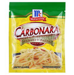 McCormick Carbonara Perfect Pasta Sauce Mix 35gm McCormick Carbonara Perfect Pasta Sauce Mix 35gm
