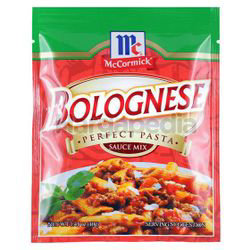 McCormick Bolognese Perfect Pasta Sauce Mix 40gm McCormick Bolognese Perfect Pasta Sauce Mix 40gm