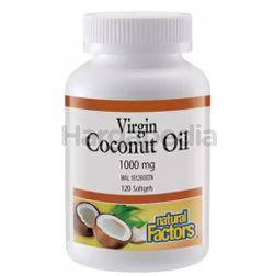 Natural Factors Virgin Coconut Oils 1000mg 120s Natural Factors Virgin Coconut Oils 1000mg 120s