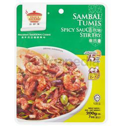 Tean's Gourmet Stir Fry Sambal Tumis Sauce 200gm Tean's Gourmet Stir Fry Sambal Tumis Sauce 200gm