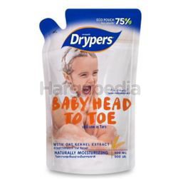 Drypers Baby Head to Toe Oat Kernel Refill 500ml Drypers Baby Head to Toe Oat Kernel Refill 500ml