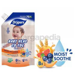 Drypers Baby Head to Toe Fruit Complex Refill 500ml Drypers Baby Head to Toe Fruit Complex Refill 500ml