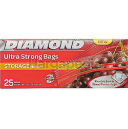 Diamond Zipper Bags Storage Medium 25s Diamond Zipper Bags Storage Medium 25s