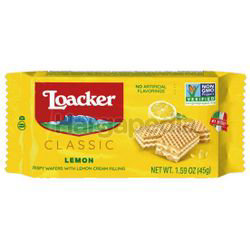 Loacker Classic Wafer Lemon 45gm Loacker Classic Wafer Lemon 45gm