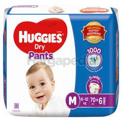 Huggies Dry Pants Mega Pack M70+10 Huggies Dry Pants Mega Pack M70+10