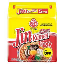 Ottogi Jin Ramen Hot Multipack 5x120gm Ottogi Jin Ramen Hot Multipack 5x120gm