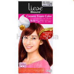 Liese Blaune Creamy Foam Color 2R Mahogany Red 1set Liese Blaune Creamy Foam Color 2R Mahogany Red 1set