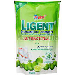 Yuri Ligent Dishwashing Lime Refill 630ml Yuri Ligent Dishwashing Lime Refill 630ml