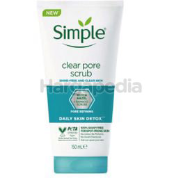 Simple Daily Skin Detox Clear Pore Scrub 150ml Simple Daily Skin Detox Clear Pore Scrub 150ml