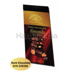 Tudor Gold Bar Dark Almonds Chocolate 200gm Tudor Gold Bar Dark Almonds Chocolate 200gm