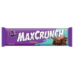 Tango Max Crunch Milk Chocolate With Rice Cereal 40gm Tango Max Crunch Milk Chocolate With Rice Cereal 40gm