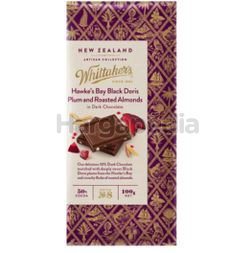 Whittaker's Doris Plum & Roasted Almond Chocolate 100gm Whittaker's Doris Plum & Roasted Almond Chocolate 100gm