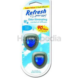 Refresh Your Car Mini Diffuser Fresh Linen 2s Refresh Your Car Mini Diffuser Fresh Linen 2s