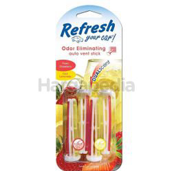 Refresh Vent Stick Fresh Strawberry & Cool Lemonade 4s Refresh Vent Stick Fresh Strawberry & Cool Lemonade 4s