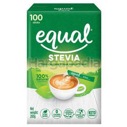 Equal Stevia Sweetener Sticks 100s Equal Stevia Sweetener Sticks 100s