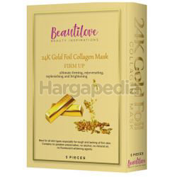 Beautilove 24k Gold Foil Mask Collagen 5s Beautilove 24k Gold Foil Mask Collagen 5s