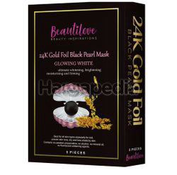 Beautilove 24k Gold Foil Mask Black Pearl 5s Beautilove 24k Gold Foil Mask Black Pearl 5s