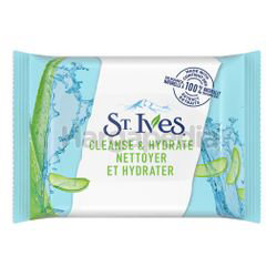 St Ives Aloe Vera Cleanse Wipes Moisturising 25s St Ives Aloe Vera Cleanse Wipes Moisturising 25s