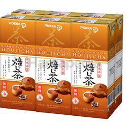 Pokka Houjicha Roasted Japanese Tea 6x250ml Pokka Houjicha Roasted Japanese Tea 6x250ml