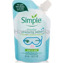 Simple Micellar Cleansing Water Pouch 45ml Simple Micellar Cleansing Water Pouch 45ml