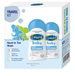 Cetaphil Baby Gentle Wash & Shampoo 2x50ml Cetaphil Baby Gentle Wash & Shampoo 2x50ml