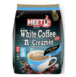 Meet U 2in1 White Coffee 'n' Creamer 15x25gm Meet U 2in1 White Coffee 'n' Creamer 15x25gm