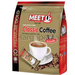 Meet U Premium Gold Classic Coffee 3 in 1 20x20gm Meet U Premium Gold Classic Coffee 3 in 1 20x20gm