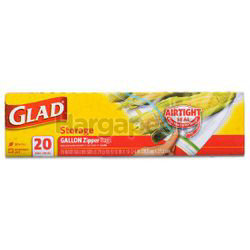 Glad Storage Gallon Zipper Bags 20s Glad Storage Gallon Zipper Bags 20s