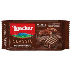 Loacker Classic Wafer Double Choc 45gm Loacker Classic Wafer Double Choc 45gm