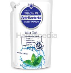 Follow Me Antibacterial Body Wash Extra Cool Refill 900ml Follow Me Antibacterial Body Wash Extra Cool Refill 900ml