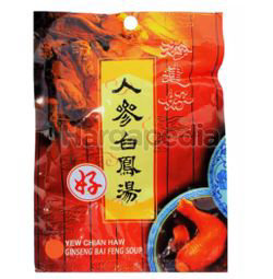 Yew Chian Haw Ginseng Bai Feng Chicken Herbal Soup 50gm Yew Chian Haw Ginseng Bai Feng Chicken Herbal Soup 50gm
