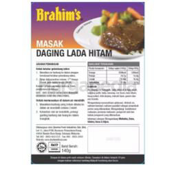 Brahim's Daging Masak Lada Hitam 140gm Brahim's Daging Masak Lada Hitam 140gm