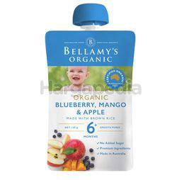 Bellamy's Organic Blueberry Mango & Apple 120gm Bellamy's Organic Blueberry Mango & Apple 120gm