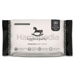 Applecrumby Extra Thick Premium Baby Wipes 20s Applecrumby Extra Thick Premium Baby Wipes 20s
