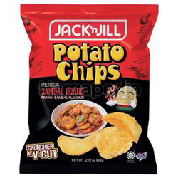 Jack N Jill Potato Chips Prawn Sambal 60gm Jack N Jill Potato Chips Prawn Sambal 60gm