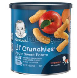 Gerber Lil Crunchies Apple Sweet Potato 45gm Gerber Lil Crunchies Apple Sweet Potato 45gm