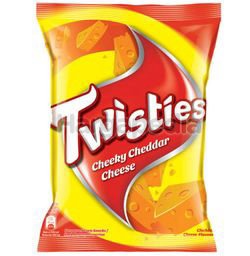 Twisties Snack Cheddar Cheese 60gm Twisties Snack Cheddar Cheese 60gm