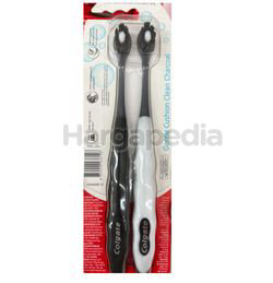 Colgate Cushion Clean Charcoal Toothbrush Soft 2s Colgate Cushion Clean Charcoal Toothbrush Soft 2s