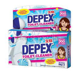 Depex Blue Toilet Bowl Cleaner 2x50gm Depex Blue Toilet Bowl Cleaner 2x50gm