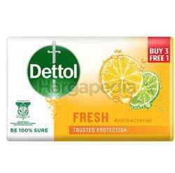 Dettol Bar Soap Fresh (3+1)x100gm Dettol Bar Soap Fresh (3+1)x100gm